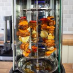Quest Electric Rotisserie Grill with Glass Safety Door / Cooks Kebabs, Skewers and Roasts
